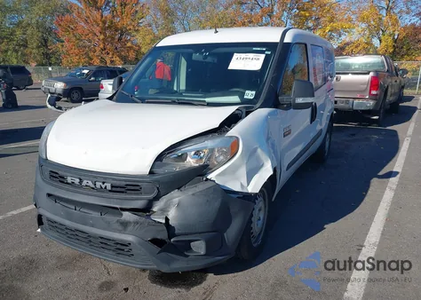 2021 Ram Promaster City Tradesman from USA, damaged, VIN ZFBHRFABXM6T12814